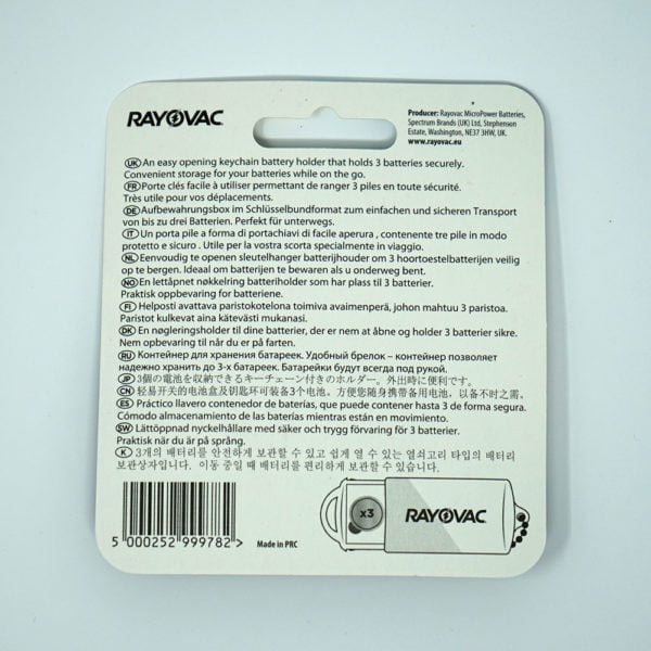 back of packaging