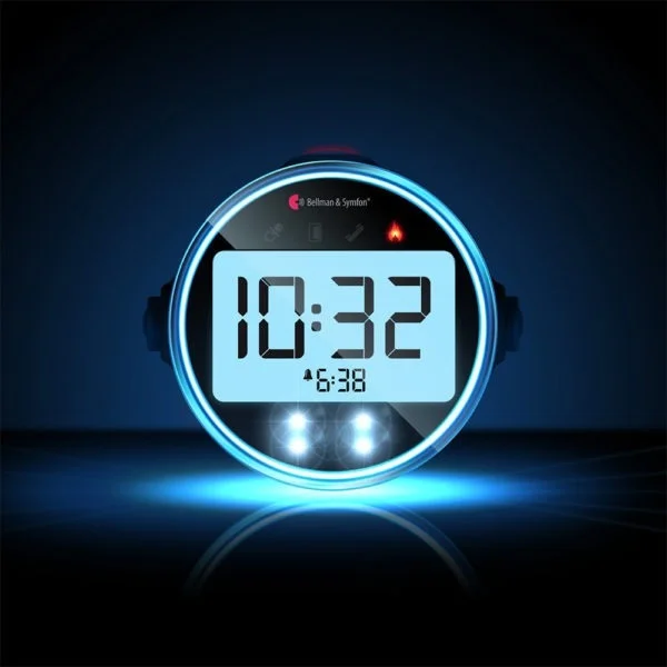 Bellman alarm clock receiver in action