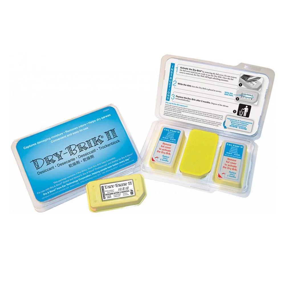 Desiccant Dry-Brik on white background