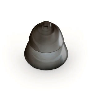 GN ReSound hearing aid dome on white background