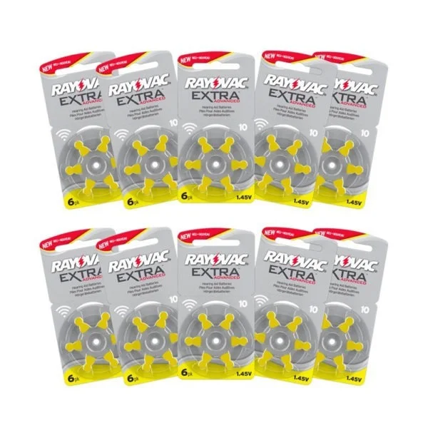 Rayovac extra batteries size 10