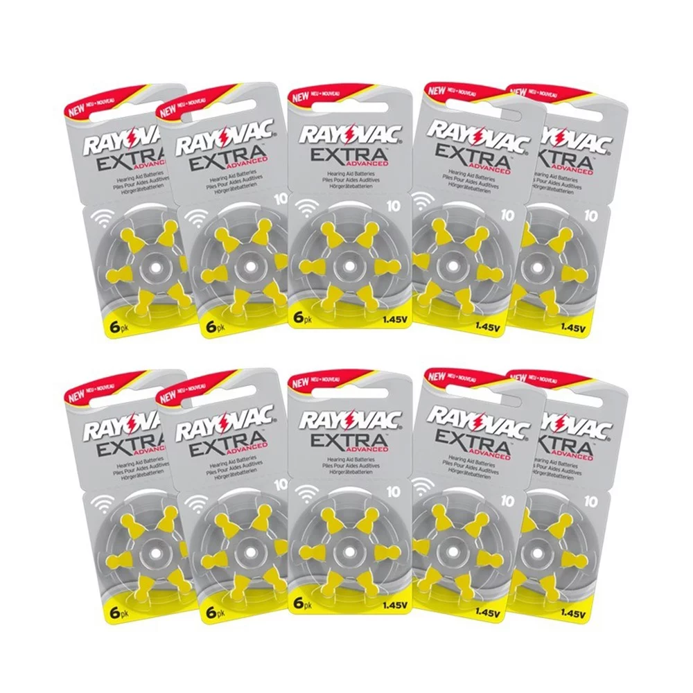 Rayovac extra batteries size 10