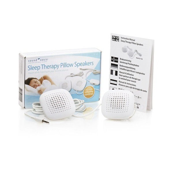 sound oasis pillow speakers and packaging