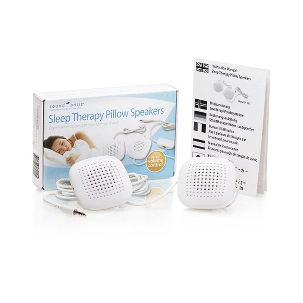 sound oasis pillow speakers and packaging