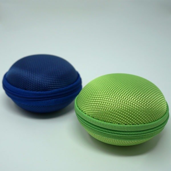 case in dark blue and lime green