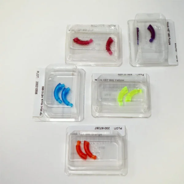 coloured ear hooks packaging