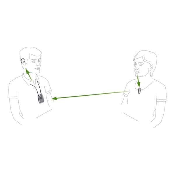 remote mic distance shown