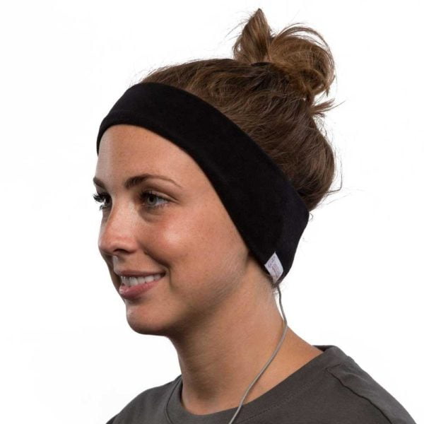 SleepPhones Wired Headband Headphones - Black