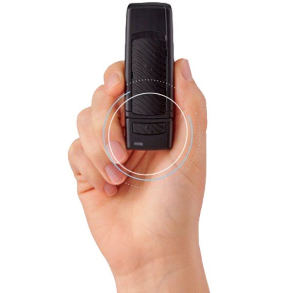 Starkey Surf Link mini mobile modeled in hand