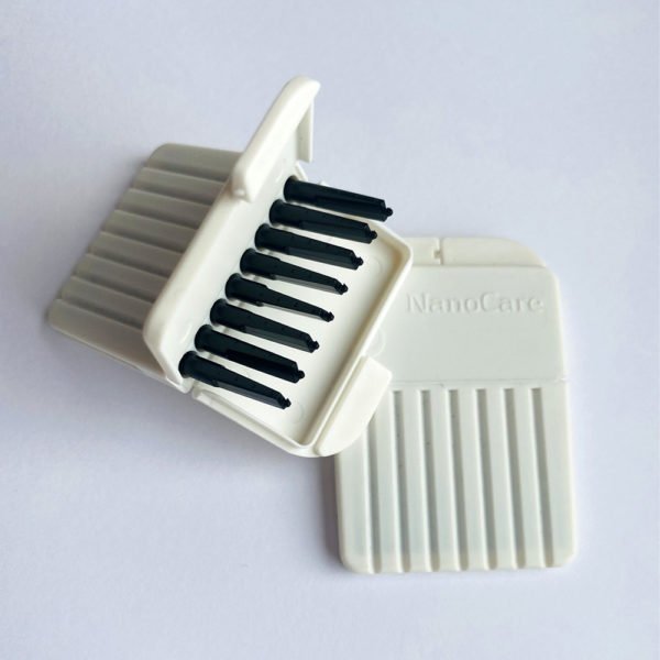 Widex Nanocare Wax Guards on white background