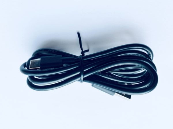 usb a to usb c Cable Coiled