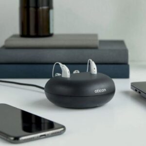 Oticon Charger 1.0 – Desktop Charger for Oticon miniRITE-R hearing aids