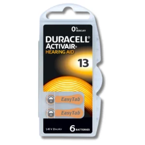 Duracell EasyTab/Activair Type 13 Hearing Aid…